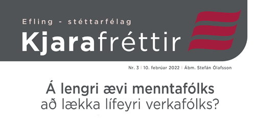 3. tbl.: Á lengri ævi menntafólks að lækka lífeyri verkafólks?