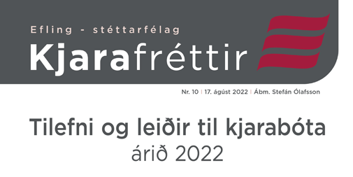 10. tbl.: Svigrúm og leiðir til kjarabóta